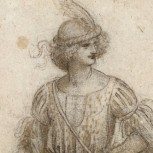 Leonardo da Vinci, A costume study of a masque, c.1517-18