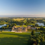 Blenheim Palace Park Gardens South Lawn Aerial