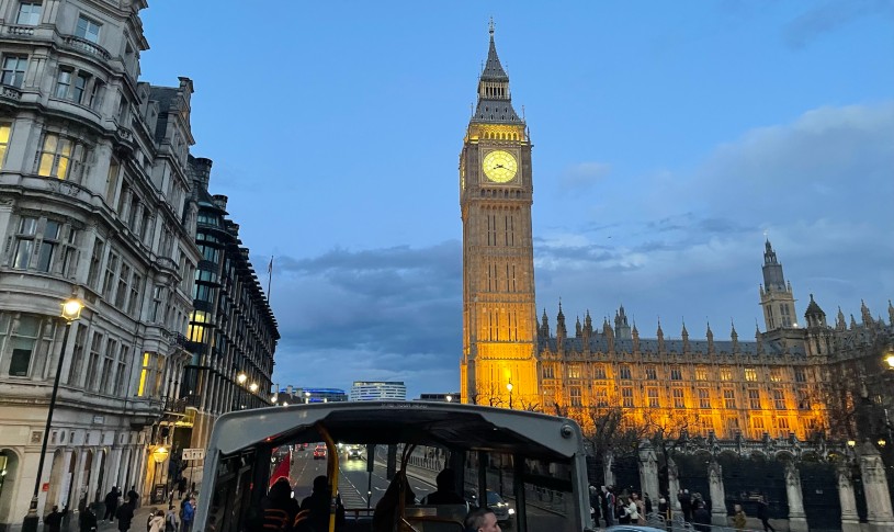 See Big Ben on London by Night