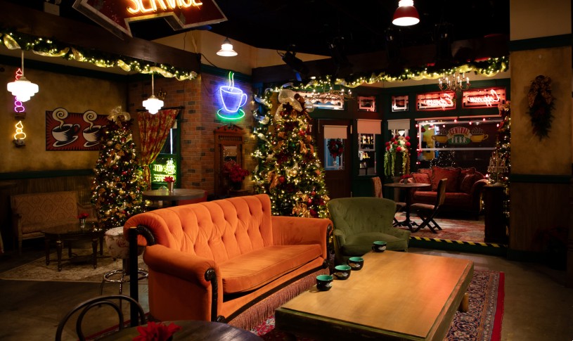 Festive Central Perk Sofa