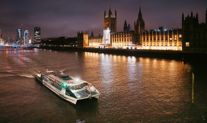 Uber Boat at House of Parliament