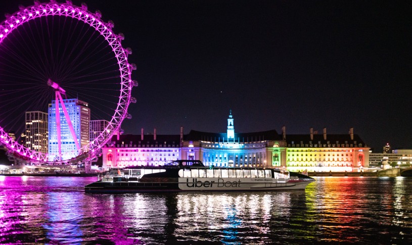 Uber Boat at London Eye