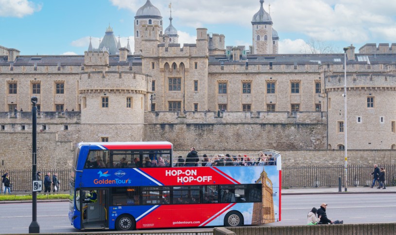 Hop-on Hop-off Bus at Tower of London